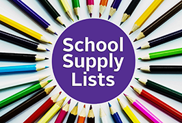  School Supply Lists 2024-25